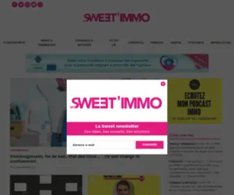 MYsweetimmo.com(Magazine immobilier féminin) Screenshot