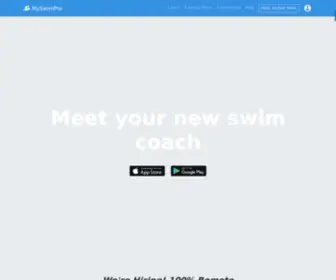 MYswimpro.com(Meet your new personal swim coach) Screenshot