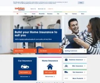 MYswinton.co.uk(Car, Home, Bike, Van, Business Insurance) Screenshot