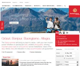 MYswitzerland.com.cn(Switzerland Travel & Vacation) Screenshot