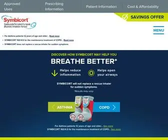 MYSYmbicort.com(Asthma & COPD Treatment) Screenshot