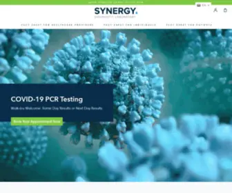 MYSynergydx.com(SynergyDx COVID) Screenshot