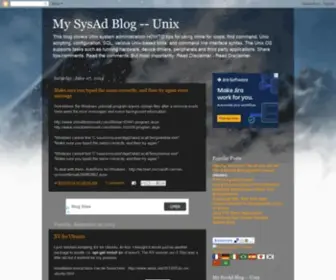 MYSysad.com(My SysAd Blog) Screenshot