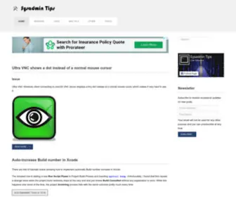 MYSysadmintips.com(Free tutorials) Screenshot