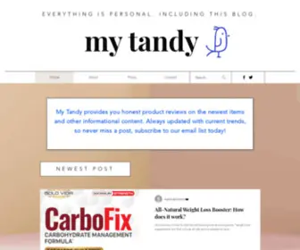 Mytandy.com(Product Reviews) Screenshot