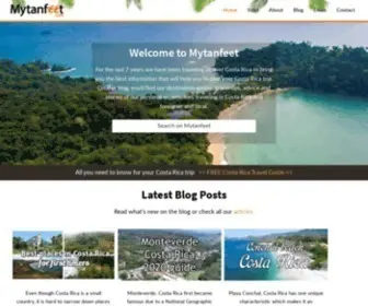 Mytanfeet.com(Mytanfeet Costa Rica Travel Blog) Screenshot