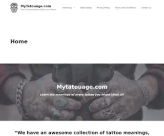 Mytatouage.com(Learn the meanings of every tattoo you might think of) Screenshot