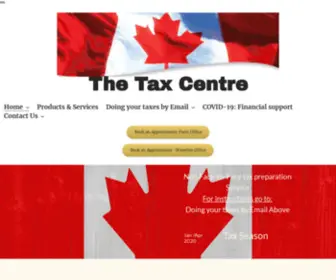 Mytaxcentre.ca(THE TAX CENTRE) Screenshot