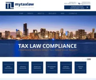Mytaxlaw.com(Offshore Disclosures and Tax Compliance Miami) Screenshot