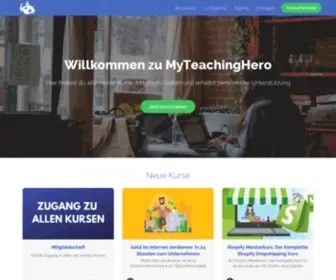 Myteachinghero.com(Homepage) Screenshot