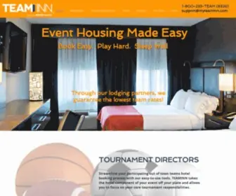 Myteaminn.com(TEAMINN is a hotel booking company) Screenshot