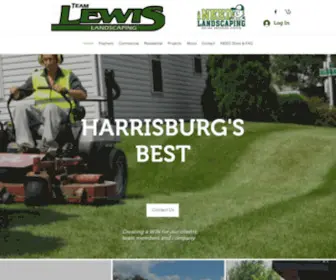 Myteamlewis.com(Team Lewis Landscaping) Screenshot