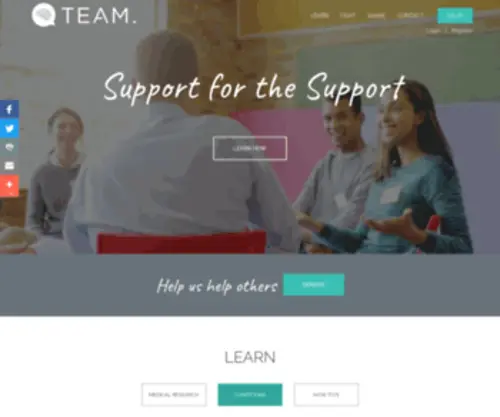 Myteam.org(Our mission at team) Screenshot