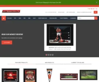 Myteamprints.com(Sports Posters) Screenshot