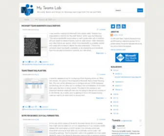 Myteamslab.com(My Teams Lab) Screenshot