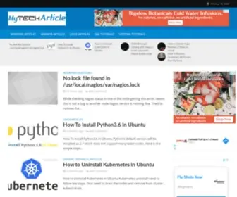 Mytecharticle.com(Tech Articles) Screenshot