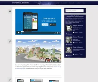 Mytechopinion.com(Technology for Real Estate) Screenshot