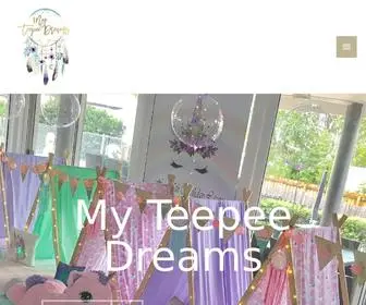 Myteepeedreams.com.au(My Teepee Dreams) Screenshot