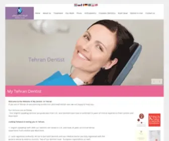 Mytehrandentist.com(My Tehran Dentist) Screenshot