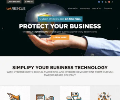 Mytekrescue.com(TekRESCUE Technology Consulting) Screenshot