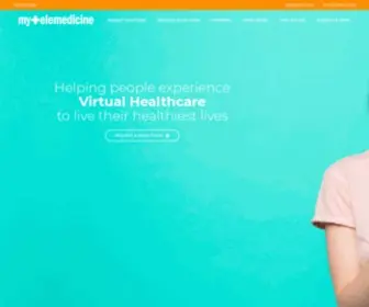 Mytelemedicine.com(Powering White) Screenshot