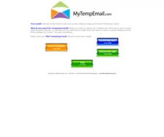 Mytempemail.com(Disposable Temporary E) Screenshot