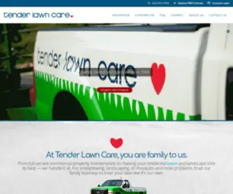 Mytenderlawncare.com(Tender Lawn Care) Screenshot