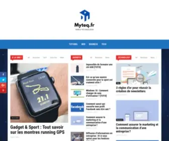 Myteq.fr(Le Blog techno) Screenshot