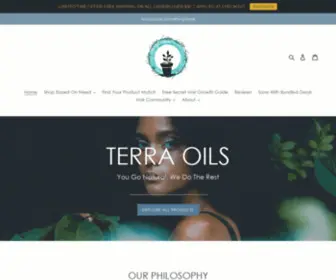 Myterraoils.com(Terra Oils) Screenshot