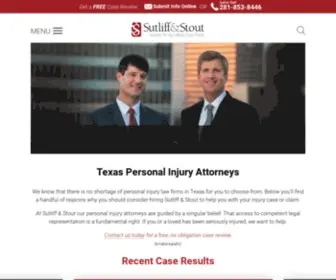 Mytexasinjurylawyers.com(Top-Rated Texas Personal Injury Lawyers) Screenshot