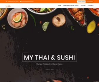 MYthaiandsushi.com(My Thai & Sushi) Screenshot