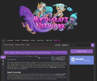 MYTHcraftpVp.com(Mythcraft) Screenshot