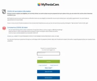 MYthedacare.org(MyThedaCare) Screenshot