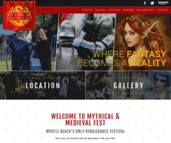 MYthicalmedievalfest.com(The Mythical & Medieval Fest) Screenshot