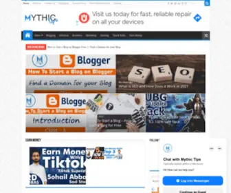 MYthictips.com(Mythic Tips) Screenshot