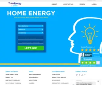 MYthinkenergy.com(Think Energy) Screenshot