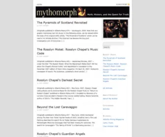 MYthomorph.com(Myth, History, and the Quest for Truth) Screenshot