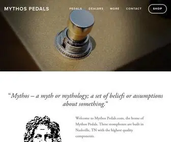 MYthospedals.com(Mythos Pedals) Screenshot
