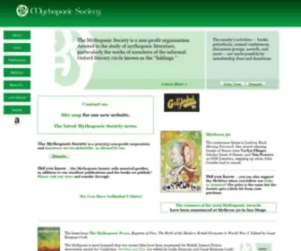 MYThsoc.org(The Mythopoeic Society) Screenshot