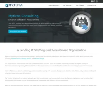 Myticas.com(Myticas Consulting) Screenshot