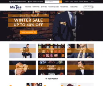 Mytiesonline.com(My Ties Online) Screenshot