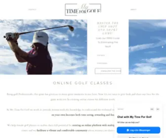 Mytimeforgolf.com(My Time For Golf) Screenshot