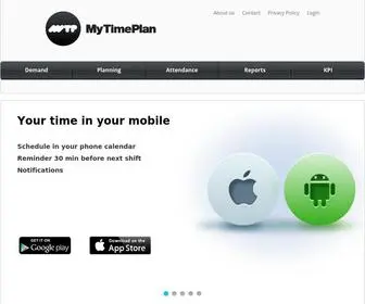 Mytimeplan.com(MyTimePlan is a complete workforce management software suite that solves all issues in shift scheduling) Screenshot