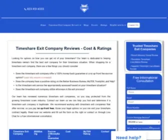 Mytimeshareexitreviews.com(Timeshare Exit Companies) Screenshot