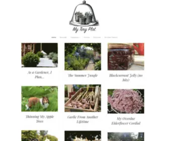 Mytinyplot.com(A blog about vegetable gardening) Screenshot