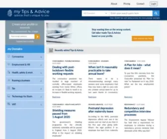 Mytipsandadvice.co.uk(Tips & Advice) Screenshot