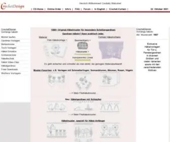 MYTNC.de(Crochet-Design, 1000 Original-Filethäkelvorlagen für Fenster-oder Türgardinen) Screenshot