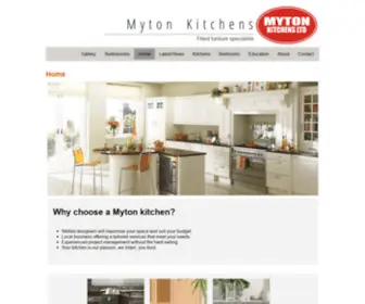 Mytonkitchens.co.uk(Myton Kitchens) Screenshot