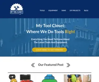 Mytoolcloset.com(Home) Screenshot