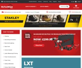 Mytoolshed.co.uk(Discount power tools and hand tools) Screenshot